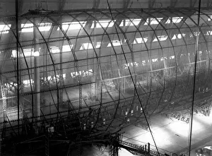 Landscape Aircraft Airship Air Prints: Frame Of Zeppelin