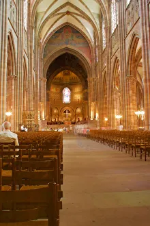 Images Dated 28th May 2008: France, Strasbourg, Cathedral