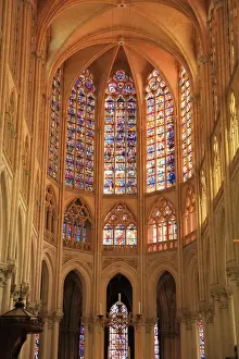 Stained Glass Prints: France, Tours