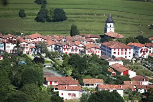 France, village, basque, countryside, escapism