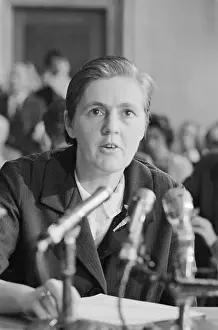 Thalidomide Prints: Frances Kelsey Speaking to Senate