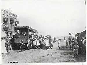 Pity Prints: France's Poor Near Relief Truck
