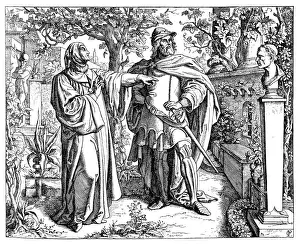 Poet Prints: Francesco Petrarca and Charles IV - Holy Roman Emperor