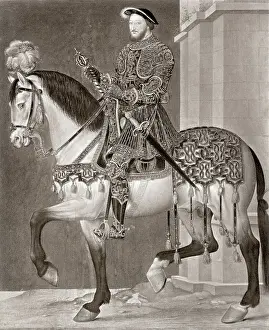 Armor Prints: Francis I On Horseback In Armor