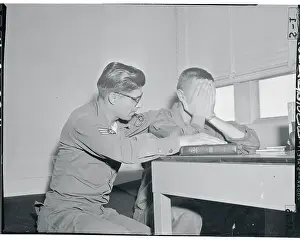 Comforting Prints: Francis Landry Comforting a Fellow Airman