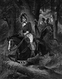Commander Prints: Francis Marion On Horseback