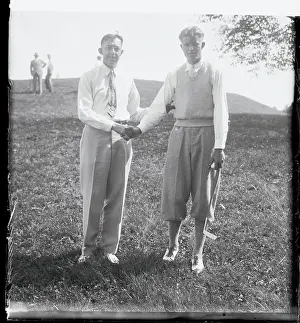 Baltimore Prints: Francis Ouimet and Johnny Fischer Being Amicable
