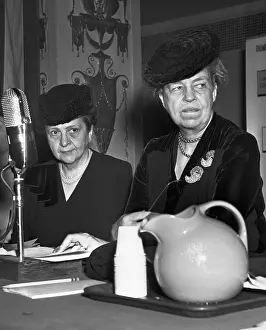 Brooch Prints: Francis Perkins and Eleanor Roosevelt