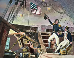 Francis Scott Key Waving Hat