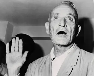 Panama Prints: Francis Willard Keith Raising His Hand