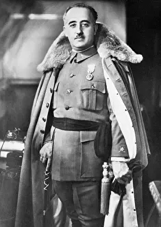 General Prints: Francisco Franco in Dress Uniform