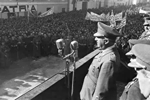 General Prints: Francisco Franco Speaking at Opening Ceremony