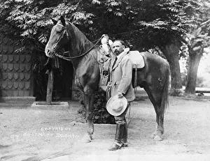 Francisco Madero Posing with Horse