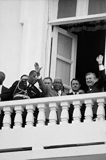 Francois Duvalier with Nelson Rockefeller