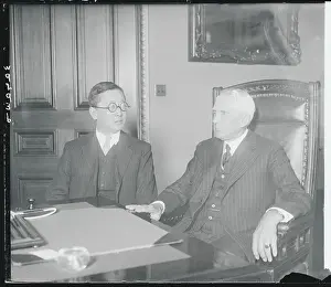 Frank B. Kellogg with Alfred Sze