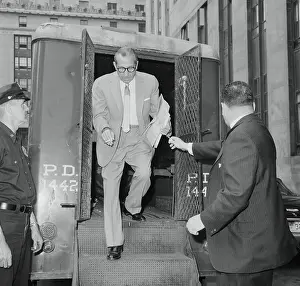 Exiting Prints: Frank Costello Exiting a Police Van