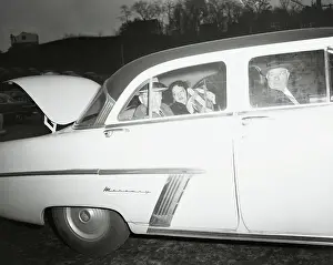 Frank Costello Riding in a Car