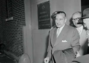 Frank Costello and Sal Sollazzo Going to Court