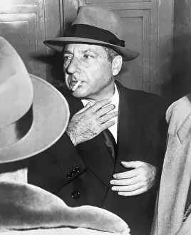 Candid Prints: Frank Costello Smoking Cigarette