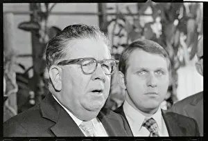 James P Prints: Frank Fitzsimmons with James B Hoffa