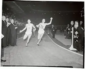 Frank Fox and Charlie Moore Finishing Race