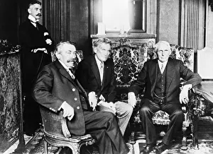 Ambassador Prints: Frank Kellogg and M. Briand at Office