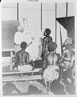 Frank Laubach Teaching Natives How to Read