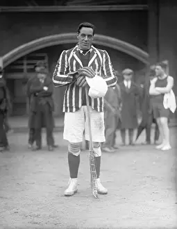 Frank Morley in His Lacrosse Uniform