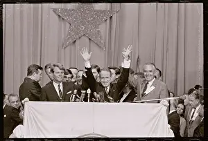 Frank Oconnor Prints: Frank O'Connor Raising His Arms