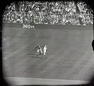 Fielding Prints: Frank Robinson Colliding with Player