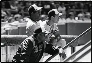 Dugout Prints: Frank Robinson with Orioles Coaches