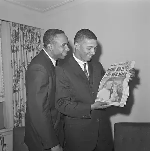 Frank Robinson with Vada Pinson
