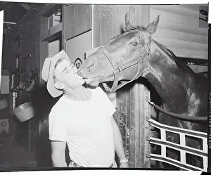 Frank Salesky Giving Sugar to Horse