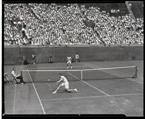 Frank Sedgman Loses To Ted Schroeder