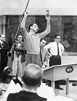 Frank Sinatra Directing Orchestra
