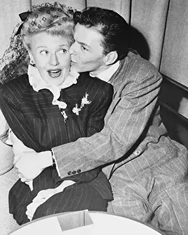 Frank Sinatra Kissing Ginger Rogers