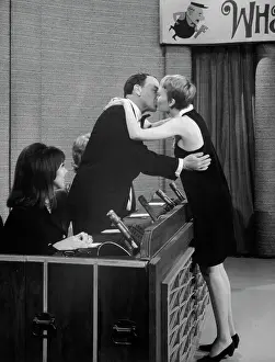 Frank Sinatra Kissing Mia Farrow