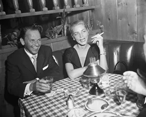 Frank Sinatra with Lauren Bacall