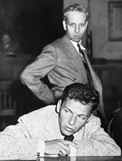 Suspect Prints: Frank Sinatra Leaning on Counter