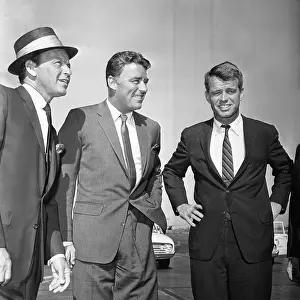 Frank Sinatra, Peter Lawford and Robert Kennedy