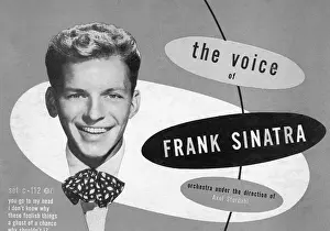 Releasing Prints: Frank Sinatra Record Album Cover