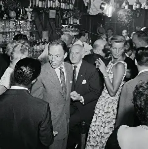 Partygoer Prints: Frank Sinatra Socializing with His Guests