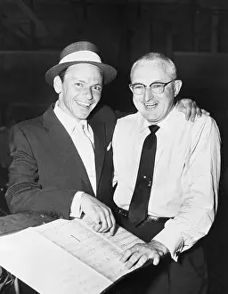 Bedsheet Prints: Frank Sinatra And Tommy Dorsey; Music