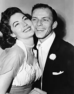 Newlyweds Prints: Frank Sinatra and Wife Ava Gardner
