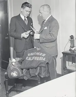 Frank Wycoff and Daniel Ferris Observing Sprinting Shoes