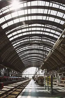 Hesse Prints: Frankfurt Am Main Central Train Station (Hauptbahnhof), Hesse, Germany