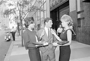 Tape Recorder Prints: Frankie Avalon Chatting with Fans