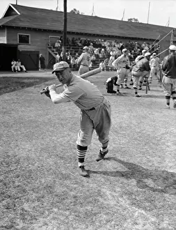 Batting Prints: Frankie Frisch In Batting Pose