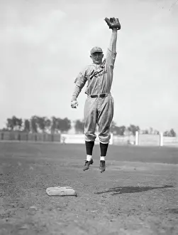 Frankie Frisch Leaps For A High Ball