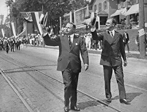 Governor Prints: Franklin D. Roosevelt Campaigning with James M. Cox